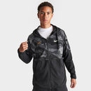 MEN'S NIKE DRI-FIT FLEECE CAMO PRINT FULL-ZIP HOODIE