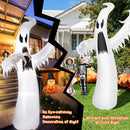12 Feet Halloween Inflatable Ghost with LED Lights