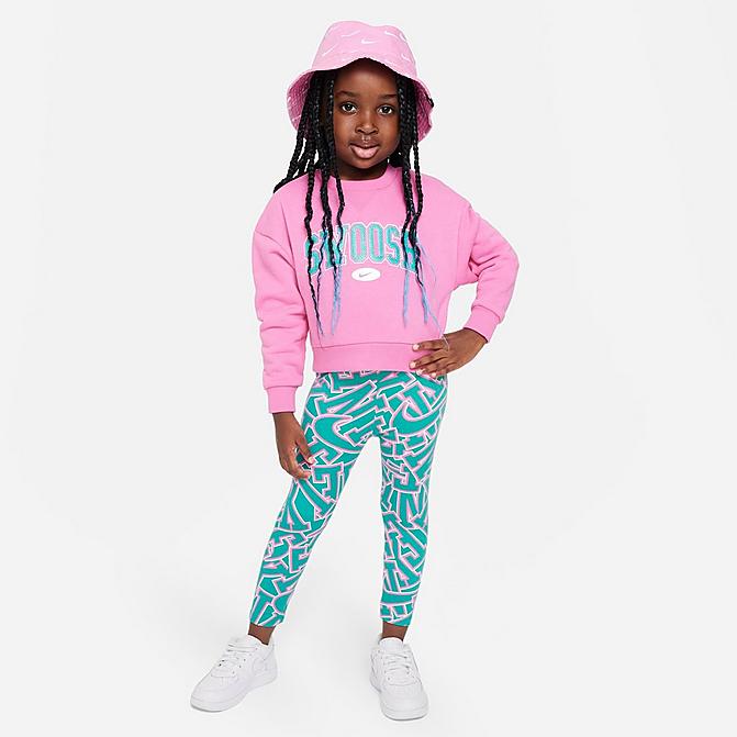 GIRLS' TODDLER NIKE JOIN THE CLUB CREWNECK SWEATSHIRT AND LEGGINGS SET