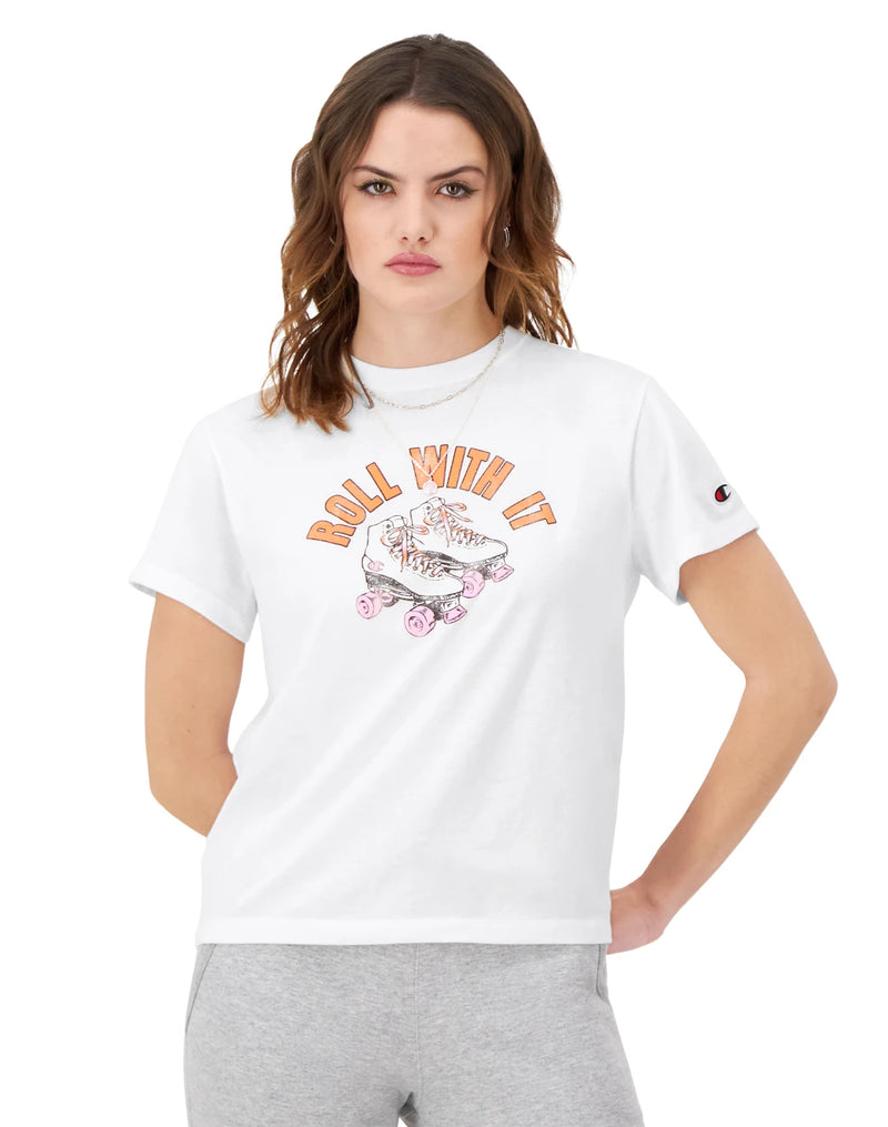 Graphic T-Shirt, 'Roll With It'