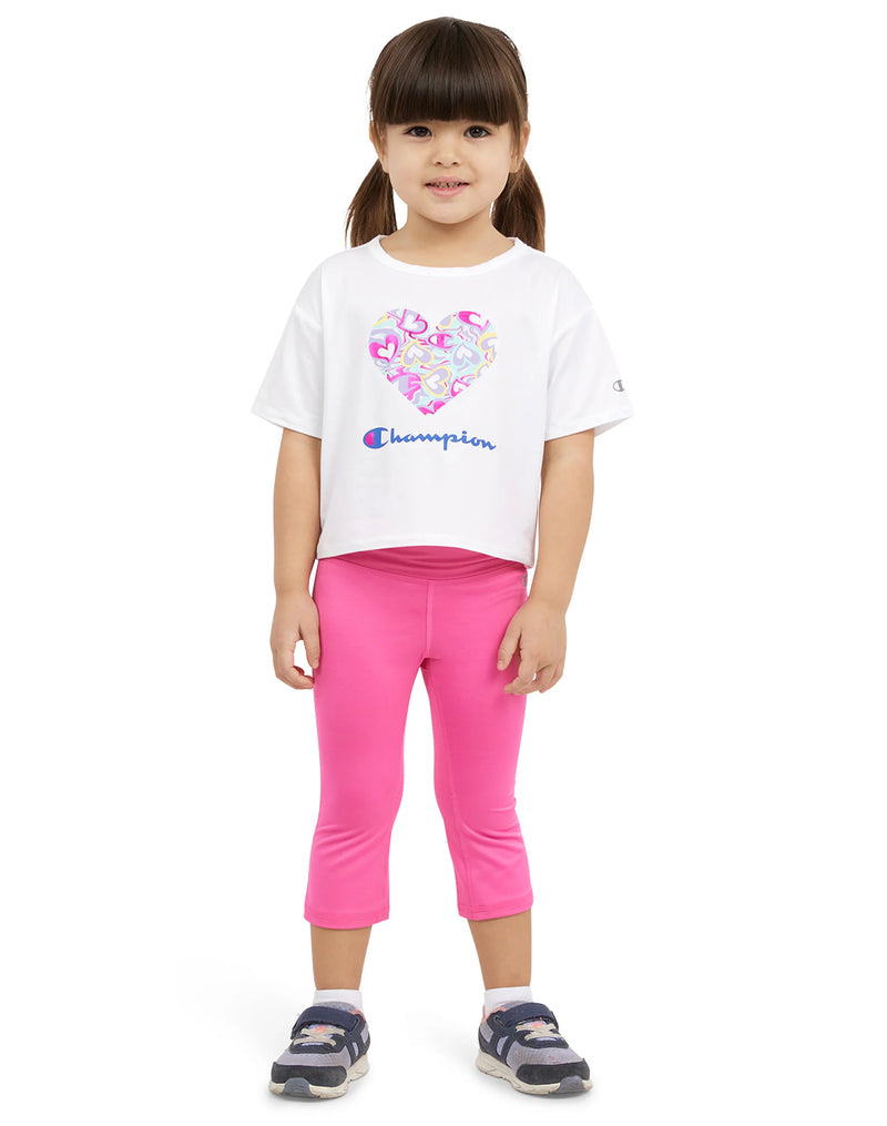 <p>Toddler Girls’ T-Shirt & Flare Capri Set</p>