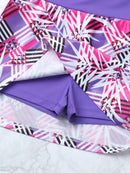 Haitryli Kids Girls Tennis Golf Dress Sport Tank Tops with Skater Skirts Skorts Set Purple 8