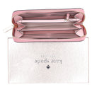 Kate Spade Shimmy Tinsel Glitter Boxed Large Continental Wallet Mitten Pink