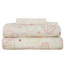 Twin 5-Piece Comforter Set, Kids Mix Sleepy Cats Bed-in-a-Bag
