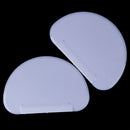 Ostrifin White Pastry Dough Cutter cake Tools Scraper Flexible Safe Plastic Kitchen tool