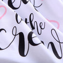 Newborn Infant Baby Girl Clothes Tops Romper Flower Pants 3PCS Outfits Set White 0-3 Months