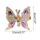 SDJMa Flying Butterfly Hairpin, 2023 New Moving Flying Butterfly Shiny Hair Clips