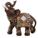 Tebru Collectible Elephant Statue, Feng Shui Figurine, Resin Sculpture, Home Decor