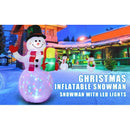 5 Ft Inflatable Snowman Christmas Outdoor Decoration Blow Up with white LED Lights