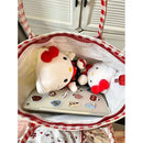 Sanrio Purse Anime Backpack Embroidered Hello Kitty Bag Tote Bag