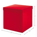 Hallmark 7" Large Gift Box with Lid for All Occasion (Red)