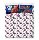 Marvel Spiderman Blue 7 Piece Full Bed Set w/ Sham, 100% Microfiber