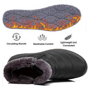 Ecetana Women Winter Snow Boots Keep Warm Ankle Booties Non-Slip and Waterproof Shoes