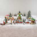 Northlight Bringing Home the Tree Christmas Village Display