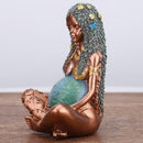 RuiCredibility Mother Earth Statue, 6inch H Nature Moon Goddess Statue, Modern Home Room Decor