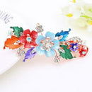 CXDa Women Rhinestone Flower Butterfly Hairpin Hair Clip Barrette Ponytail Holder