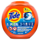 Tide PODS laundry detergent pacs, 3-in-1 Stain Remover, Odor Fighter, Color Protector, 42 Count, HE compatible, Original Scent