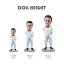 Custom Bobblehead,Personalized Custom Full,Custom Personalized Unique Handmade Bobbleheads Figurine,Action Figure Based on Your Photo (9''(22cm))