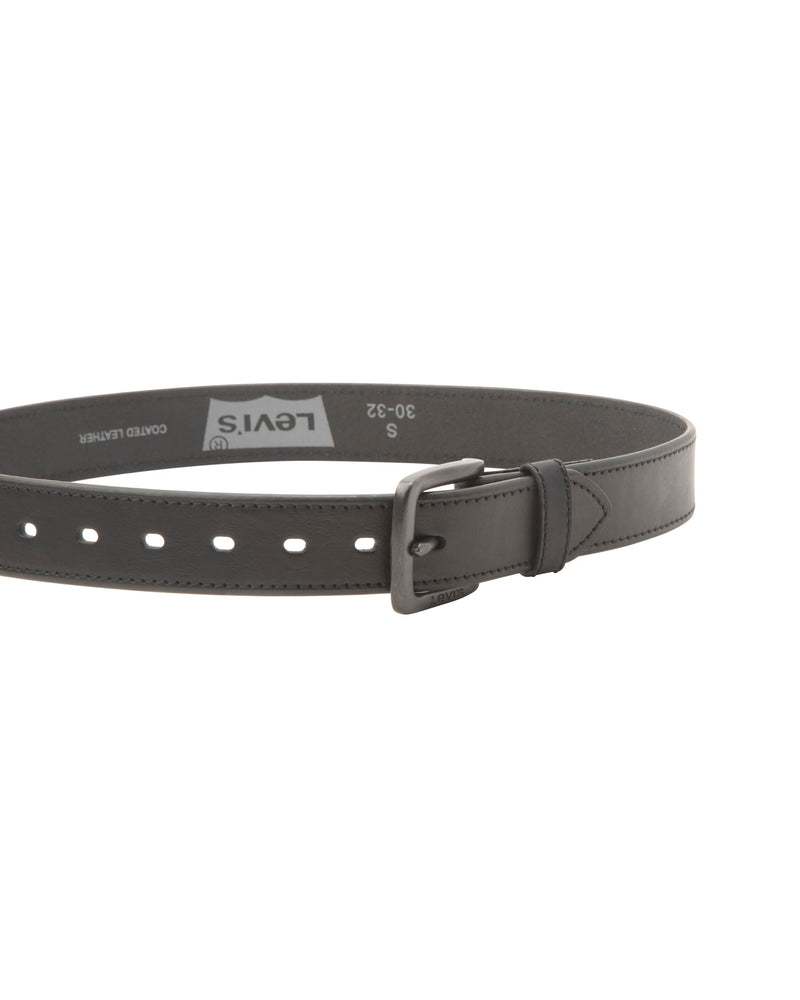 Levi's Men's Casual Leather Belt, Matte Black, Medium (34-36)