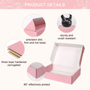 Small Shipping Boxes 7x5x2, 20 Pack Pink Mailing Boxes for Packaging Small Business, Corrugated Cardboard Samll Boxes for Shipping Packing