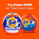 Tide PODS laundry detergent pacs, 3-in-1 Stain Remover, Odor Fighter, Color Protector, 42 Count, HE compatible, Original Scent