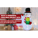 5 Ft Inflatable Snowman Christmas Outdoor Decoration Blow Up with white LED Lights