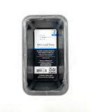 Mainstays 2pk Nonstick Mini Loaf Pan, 5.7 in W x 3 in D x 2 in H,