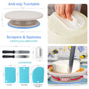 Uarter 254 Pcs Cake Decorating Supplies Cake Decorating Kit Cake Baking Set