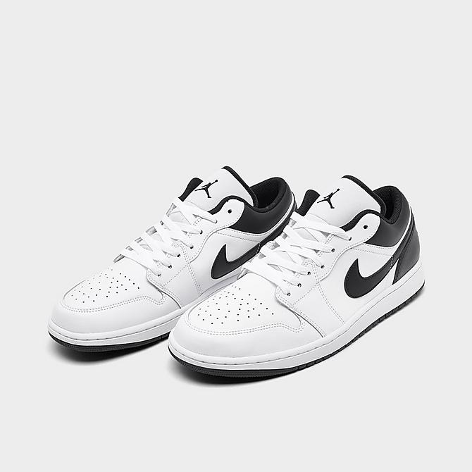 Jordan Men's Air Retro 1 Low Casual Shoes in White/White