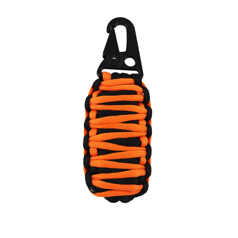 12Pcs Multifunctional Outdoor Travel Life Saving Kit Life Preserving Bag Emergency Survival Kit(Orange and Black)