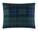 Dearfoams Super Soft 7-Piece Blue Tartan Plaid Bed in a Bag Bedding Set, King