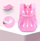 Aursear 2Pcs Pink School Backpacks for Girls, Kids School Bookbag Girls School Bags