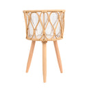 Better Homes and Gardens 12 in Dia Willow Sage Beige Planter