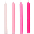 Great Value Pink Ombre Birthday Candles, 16-Count