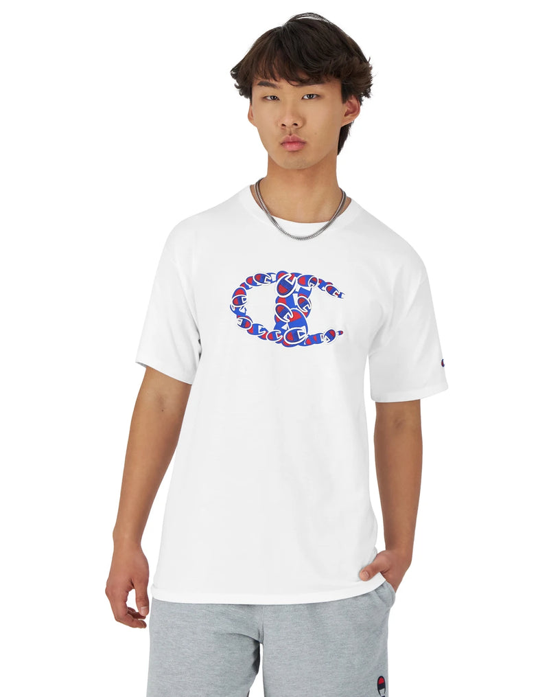 Classic Graphic T-Shirt, C Collage Logo