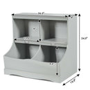 Kids 3-Tier Bookcase Storage Organizer