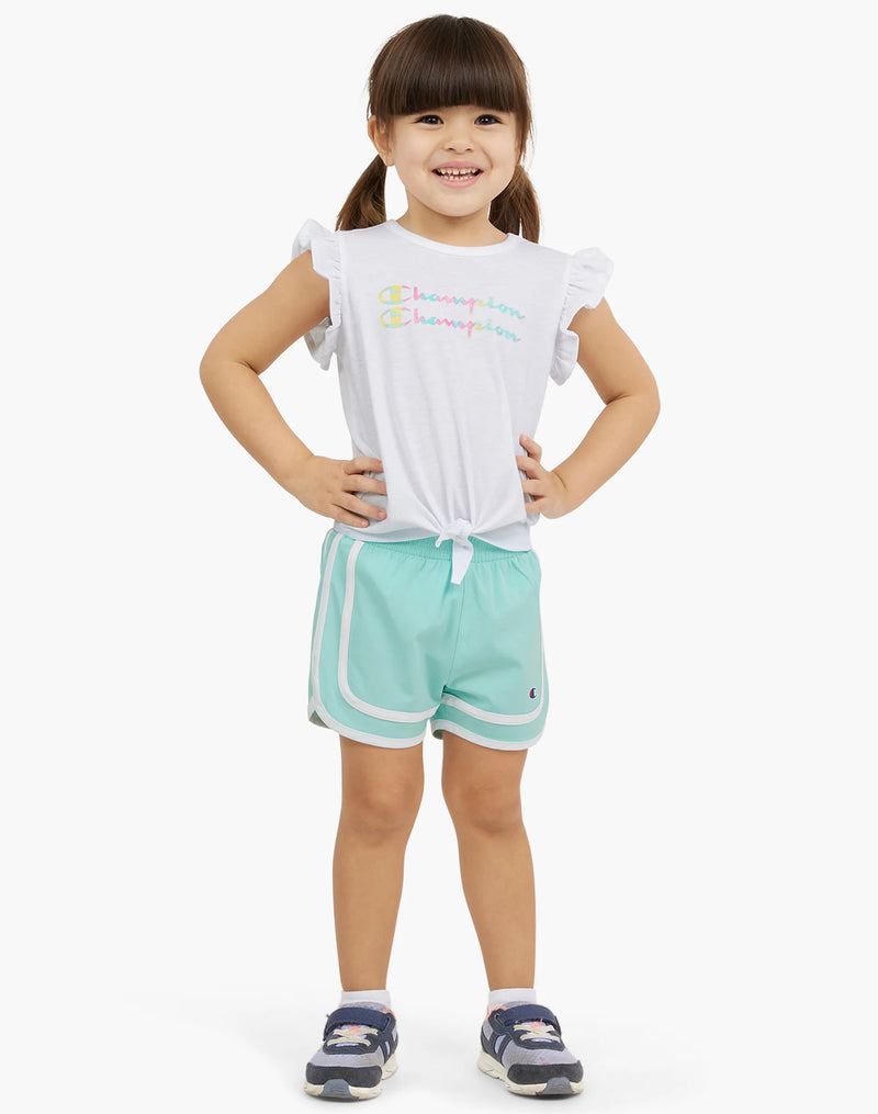 Toddler Girls' Crewneck T-Shirt & Shorts Set