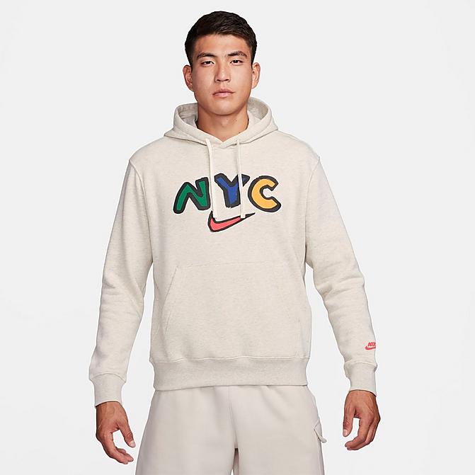 MEN'S NIKE SPORTSWEAR CLUB FLEECE NYC LOCAL PULLOVER HOODIE