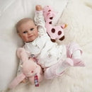 Miaio 17-22 inch Reborn Baby Dolls Clothes - Newborn Baby Doll Matching Outfit Accessories Gift Set - J