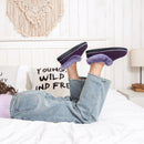 EverFoams Ladies' Luxury Wool Memory Foam Slippers with Fluffy