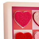 Valentine's Day Red and Pink Fabric Heart Tabletop Decoration, by Way To Celebrate