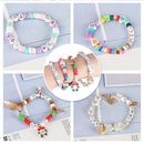 FGY 5540PCS Clay Beads Kit 24 Colors 6mm, DIY Bead Bracelet Kit for Necklaces Jewelry Making