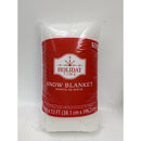 Christmas White Color Artificial Snow Cover Blanket, 0.36lbs, 15 in x 13 ft