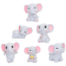 6 Pcs Animal Table Top Decor Room Decorations Elephant Dollhouse Decor