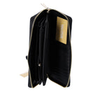 Michael Kors Women's Jet Set Travel Large Continental Jacquard Wallet MK Black Multi