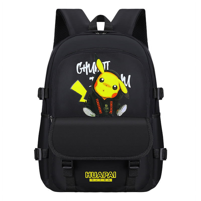 Backpack PikachuCute Student Schoolbag Cartoon Travel Bag for Boys and Girls School Gifts