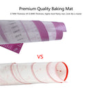 RUK Large Thick Non Stick Silicone Pastry Mat with Measurements 16" x 26"