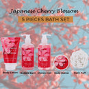 Draizee Heel Shoe Spa Gift Set Cherry Blossom Scented Bath Essentials Gift Basket Relaxation Gifts for Women