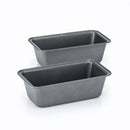 Mainstays 2pk Nonstick Mini Loaf Pan, 5.7 in W x 3 in D x 2 in H,