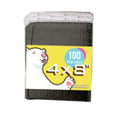 Anymailers Black Bubble Mailers 4x8 Inch 100 Pack Poly Padded Envelopes by AirnDefense